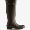 Hunter Bitter Chocolate NF426194 Women Tour Foldable Tall Rain Boots
