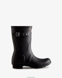 Hunter Black NF42616 Women Original Short Rain Boots