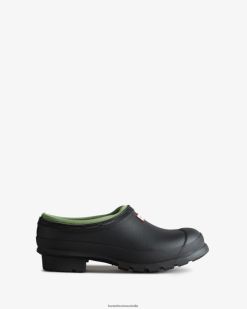 Hunter Black NF426293 Women Gardener Clogs