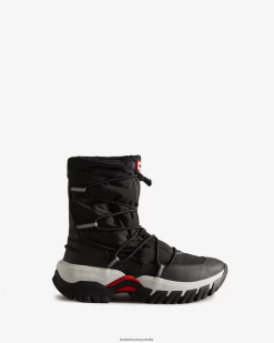 Hunter Black NF426321 Women Insulated Recycled Polyester Snow Boots