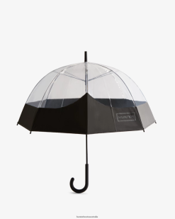 Hunter Black NF426380 Men Transparent Moustache Bubble Umbrella