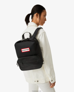 Hunter Black NF426423 Men Mini Nylon Pioneer Top Clip Backpack