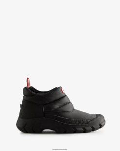 Hunter Black NF426533 Men Intrepid Insulated Ankle Snow Boots