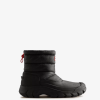 Hunter Black NF426540 Men Intrepid Insulated Short Snow Boots