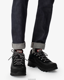 Hunter Black NF426582 Men Explorer Insulated Leather Shoes