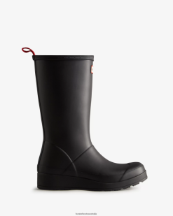 Hunter Black NF42668 Women Play Tall Rain Boots