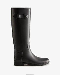 Hunter Black NF4267 Women Refined Slim Fit Rain Boots