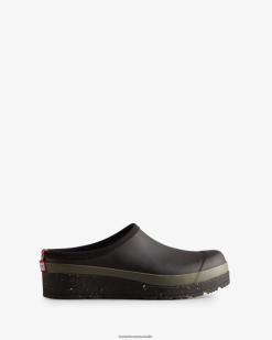 Hunter Black/Urban Grey NF426267 Women Play Speckle Sole Clogs