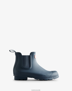 Hunter Borrowed Blue NF426556 Men Original Chelsea Boots