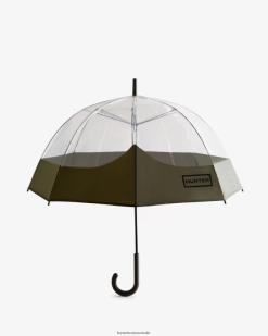 Hunter Dark Olive NF426392 Men Transparent Moustache Bubble Umbrella
