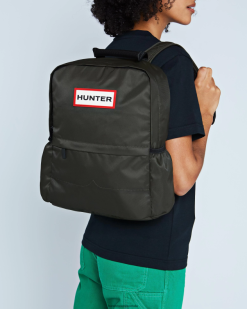 Hunter Dark Olive NF426431 Men Nylon Backpack