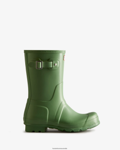 Hunter Fell Green NF426551 Men Original Short Rain Boots