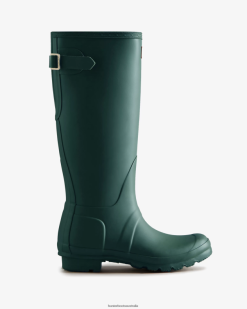 Hunter Green Jasper NF426189 Women Tall Back Adjustable Rain Boots