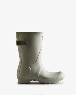 Hunter Ice Grey/Urban Grey NF426173 Women Short Back Adjustable Rain Boots