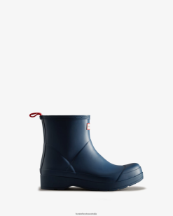 Hunter Kerhuelen Navy NF426553 Men Play Short Rain Boots