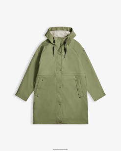 Hunter Lichen Green NF426334 Women Lightweight Waterproof Parka