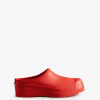 Hunter Logo Red NF426290 Women Play Clogs