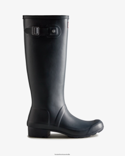 Hunter Navy NF426229 Women Tour Foldable Tall Rain Boots
