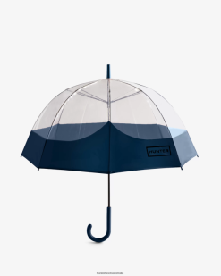 Hunter Navy NF426455 Men Transparent Moustache Bubble Umbrella