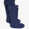 Hunter Navy NF426477 Men Recycled Fleece Cuff Tall Boot Socks