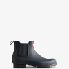 Hunter Navy NF426557 Men Original Chelsea Boots