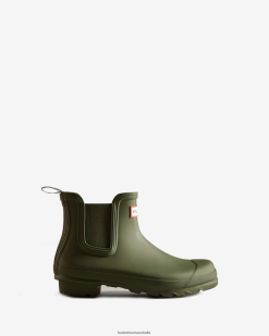Hunter Olive Leaf NF42687 Women Original Chelsea Boots