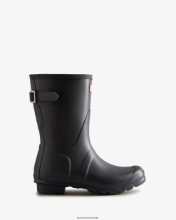 Hunter Slate Grey NF426124 Women Short Back Adjustable Rain Boots