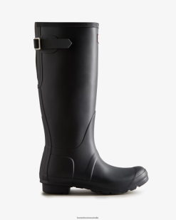 Hunter Slate Grey NF426188 Women Tall Back Adjustable Rain Boots