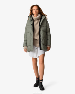 Hunter Urban Grey NF426371 Women Intrepid Insulated Mid Puffer Jacket