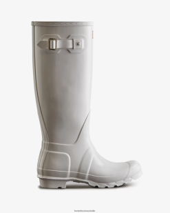 Hunter White NF426223 Women Original Tall Gloss Rain Boots