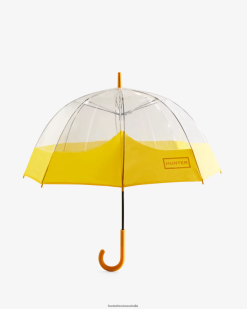 Hunter Yellow NF426381 Men Transparent Moustache Bubble Umbrella