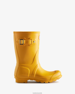 Hunter Yellow NF42677 Women Original Short Rain Boots