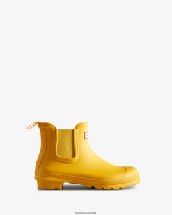 Hunter Yellow NF42688 Women Original Chelsea Boots