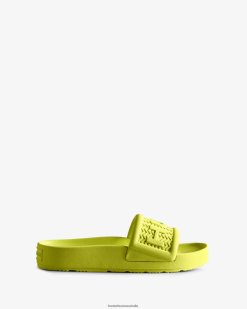 Hunter Zesty Yellow NF426238 Women BLOOM Slides