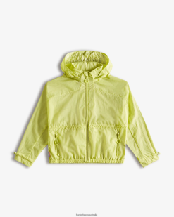 Hunter Zesty Yellow NF426607 Men Travel Recycled Nylon Shell Jacket