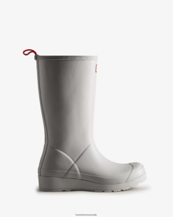 Hunter Zinc Grey NF42613 Women Play Tall Rain Boots
